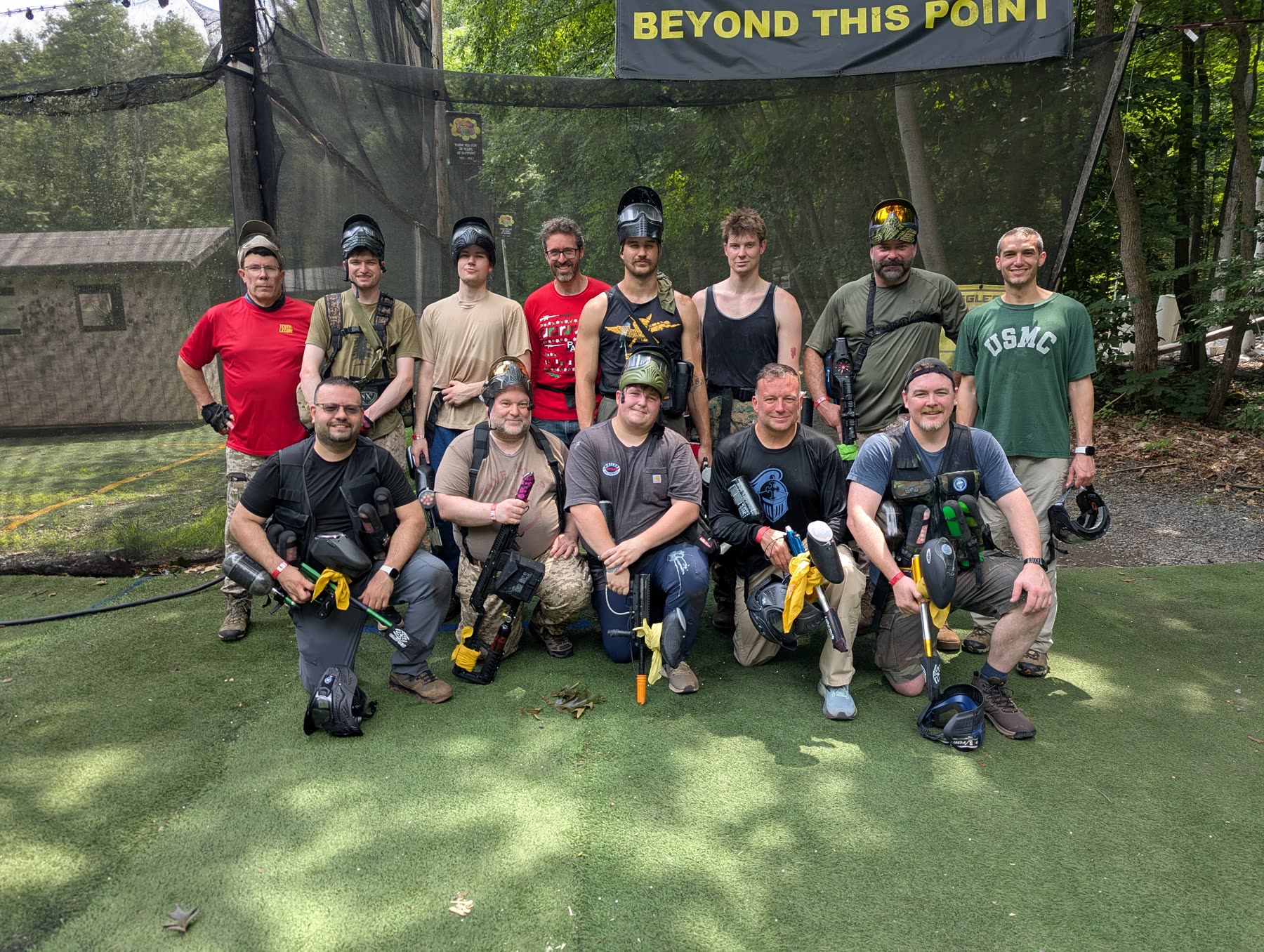 The Tenth Legion team together after playing at Poco Loco