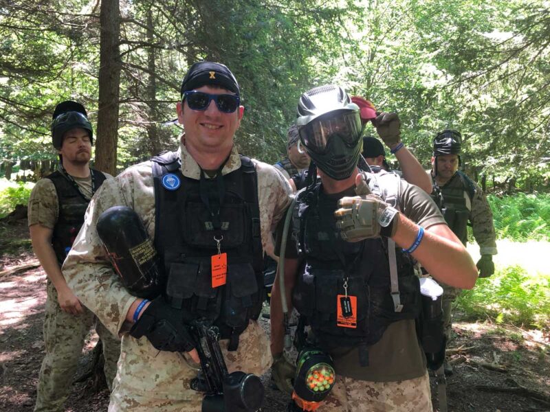 Tenth Legion members at camp